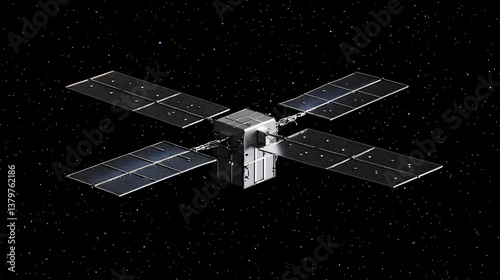 space, solar, sky, satellite, star, night, panel, constellation, technology, energy, earth, science, blue, astronomy, vector, illustration, planet, 3d, sun, galaxy, ecology, power, stars, communicatio