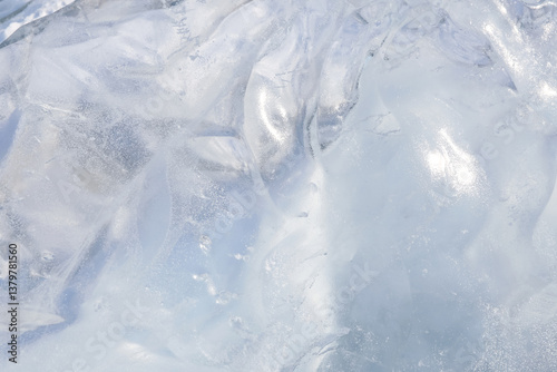 blue ice texture background