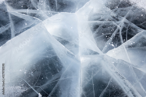 blue ice texture background