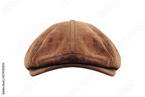 Realistic Full and Clear Image of a Flat Cap Isolated On Transparent Background
