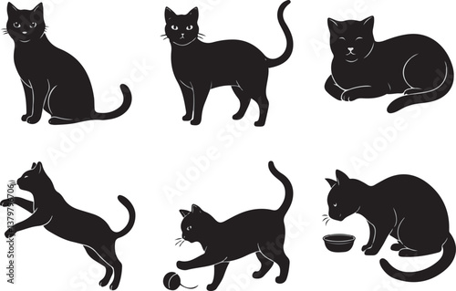 Black Cat Silhouette Designs for Your Creative