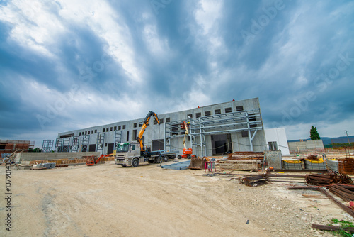 Building the Future: Industrial Construction in Progress