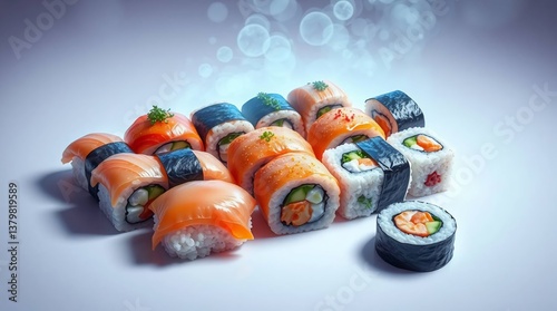 Exquisite Sushi Platter: Fresh Japanese Cuisine