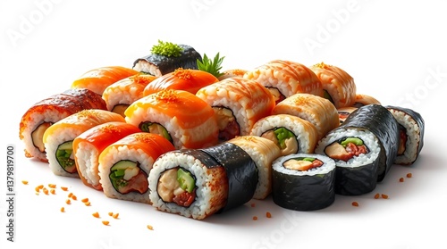 Exquisite Sushi Platter: Fresh Japanese Cuisine