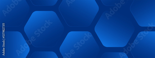 Big Hexagons pattern background. Genetic research, molecular structure. Chemical engineering. Concept of innovation technology. Used for design healthcare, science and medicine background 