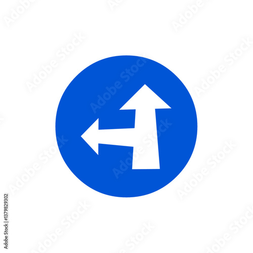 command sign icon must follow the direction to the left png	