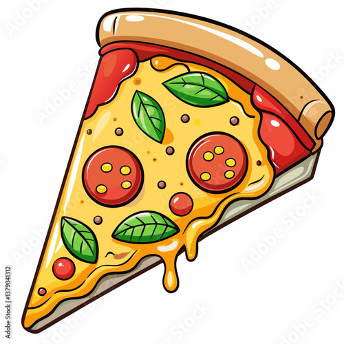 Cheesy Pepperoni Pizza

