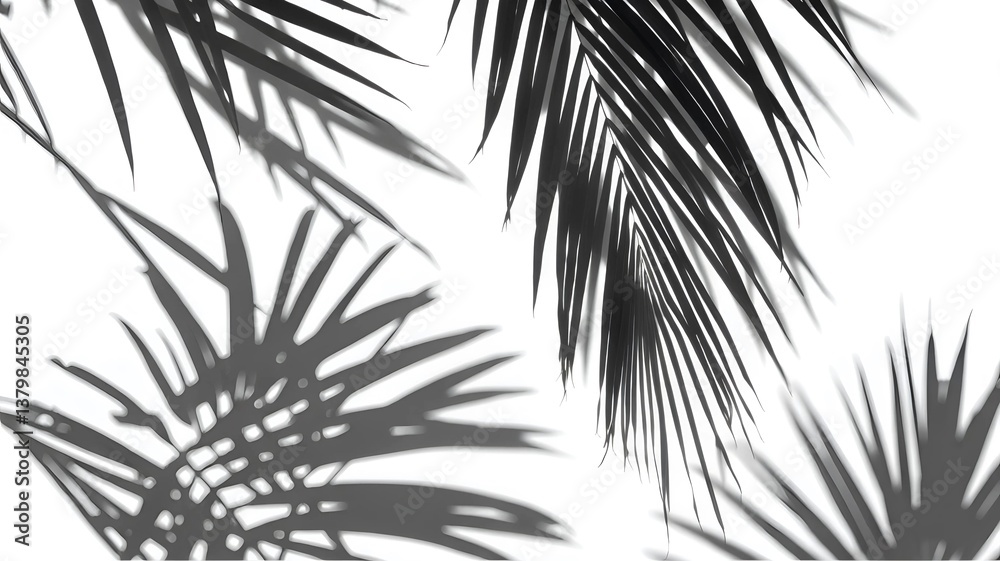 Obraz premium palm tree silhouette