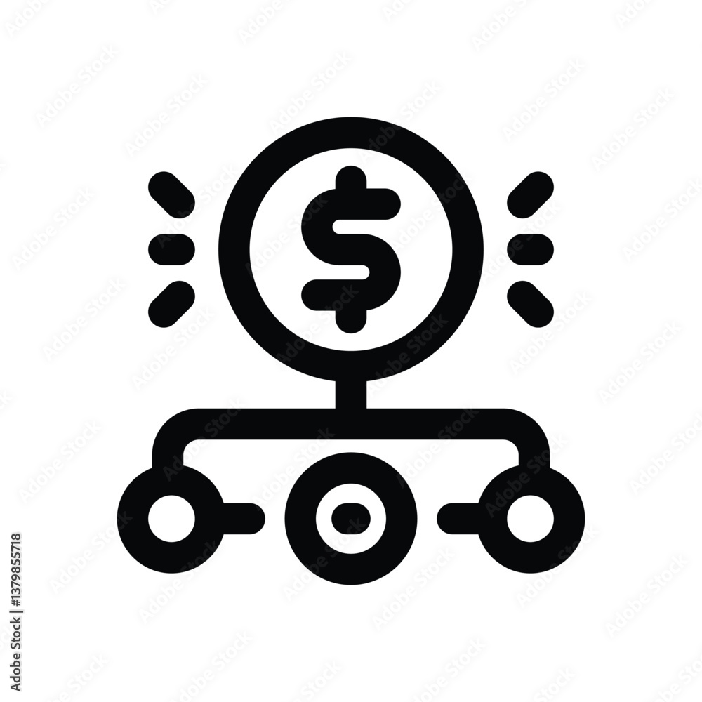 diversification line icon. Clean and minimalist vector icon for websites, mobile apps, presentations, and logos. Fully scalable and customizable for any project. diversification line icon. Clean and minimalist vector icon for websites, mobile apps, presentations, and logos. Fully scalable and customizable for any project.
