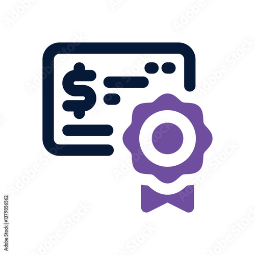 bond dual tone icon. Sleek and modern vector icon for websites, mobile apps, marketing materials, and corporate design. Fully scalable and ready to use.