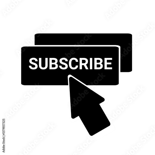 A creative design icon of Subscribe png