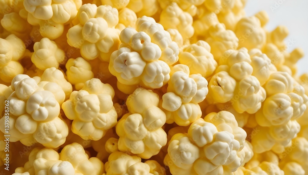 A detailed digital rendering of a golden-yellow, cauliflower-like structure against a bright white background A detailed digital rendering of a golden-yellow, cauliflower-like structure against a bright white background