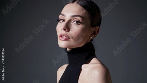 The Elegant Fashion Model