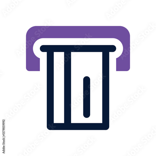 insert card dual tone icon. Sleek and modern vector icon for websites, mobile apps, marketing materials, and corporate design. Fully scalable and ready to use.