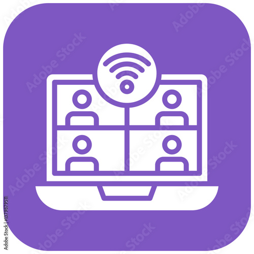 Remote Work Icon
