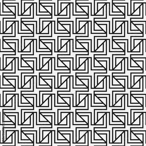 Obraz na płótnie Abstract geometric seamless pattern. w salonie