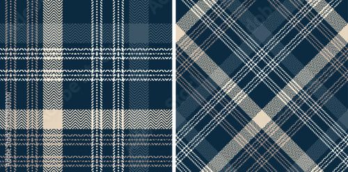 Obraz na płótnie Check plaid set seamless pattern. w salonie