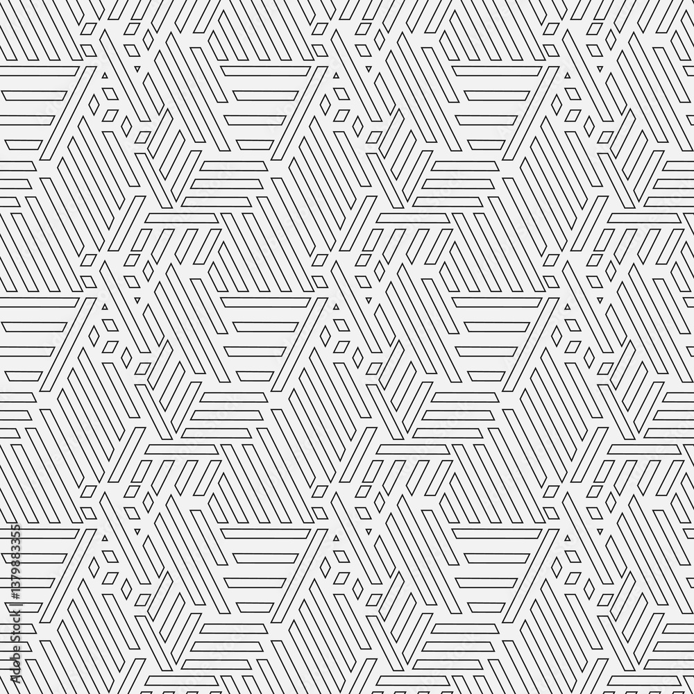 Abstract geometric seamless pattern.