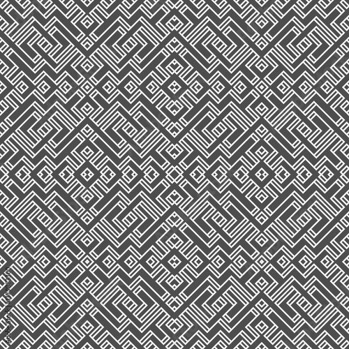 Obraz na płótnie Abstract geometric seamless pattern. w salonie