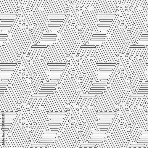 Obraz na płótnie Abstract geometric seamless pattern. w salonie