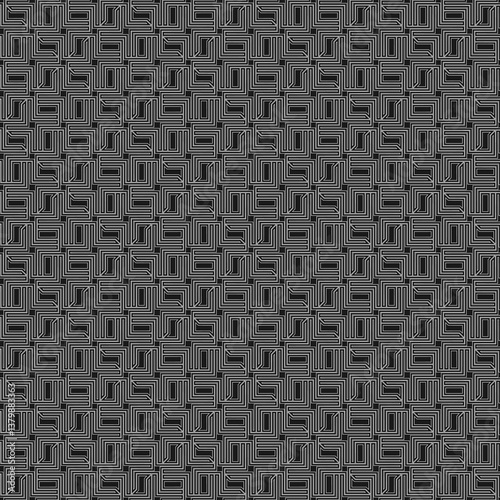 Obraz na płótnie Abstract geometric seamless pattern. w salonie