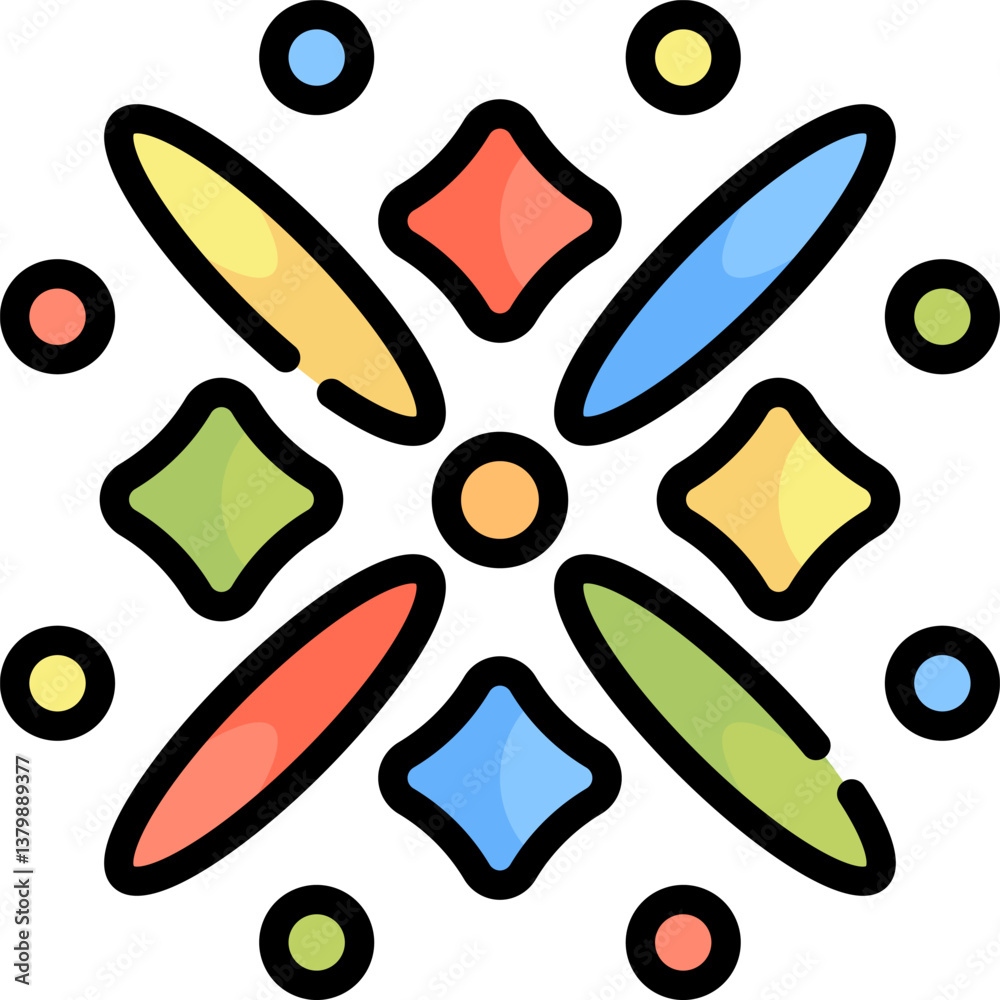 fireworks Illustration on a white background. fireworks Illustration on a white background.