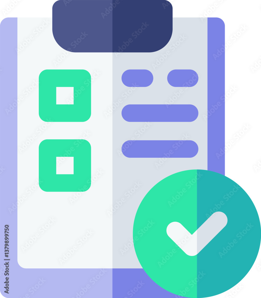 check list Illustration on a white background check list Illustration on a white background