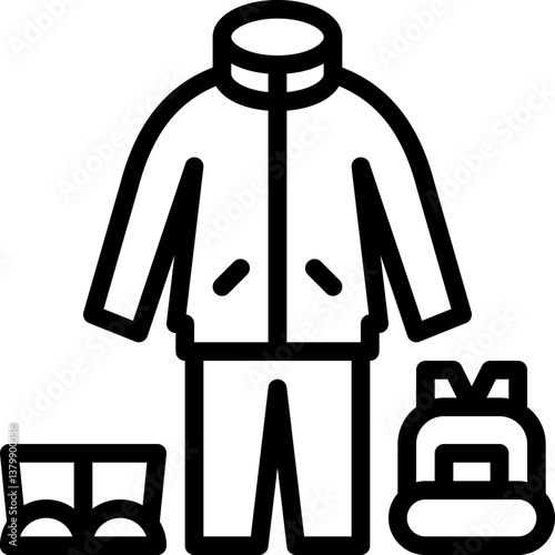clothes Illustration on a white background