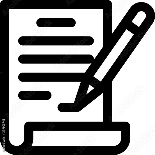 copywriter Illustration on a white background