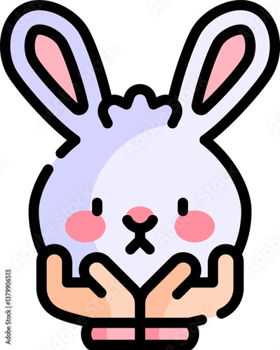 cruelty free Illustration on a white background