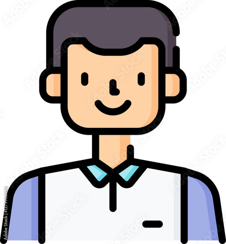 dad Illustration on a white background