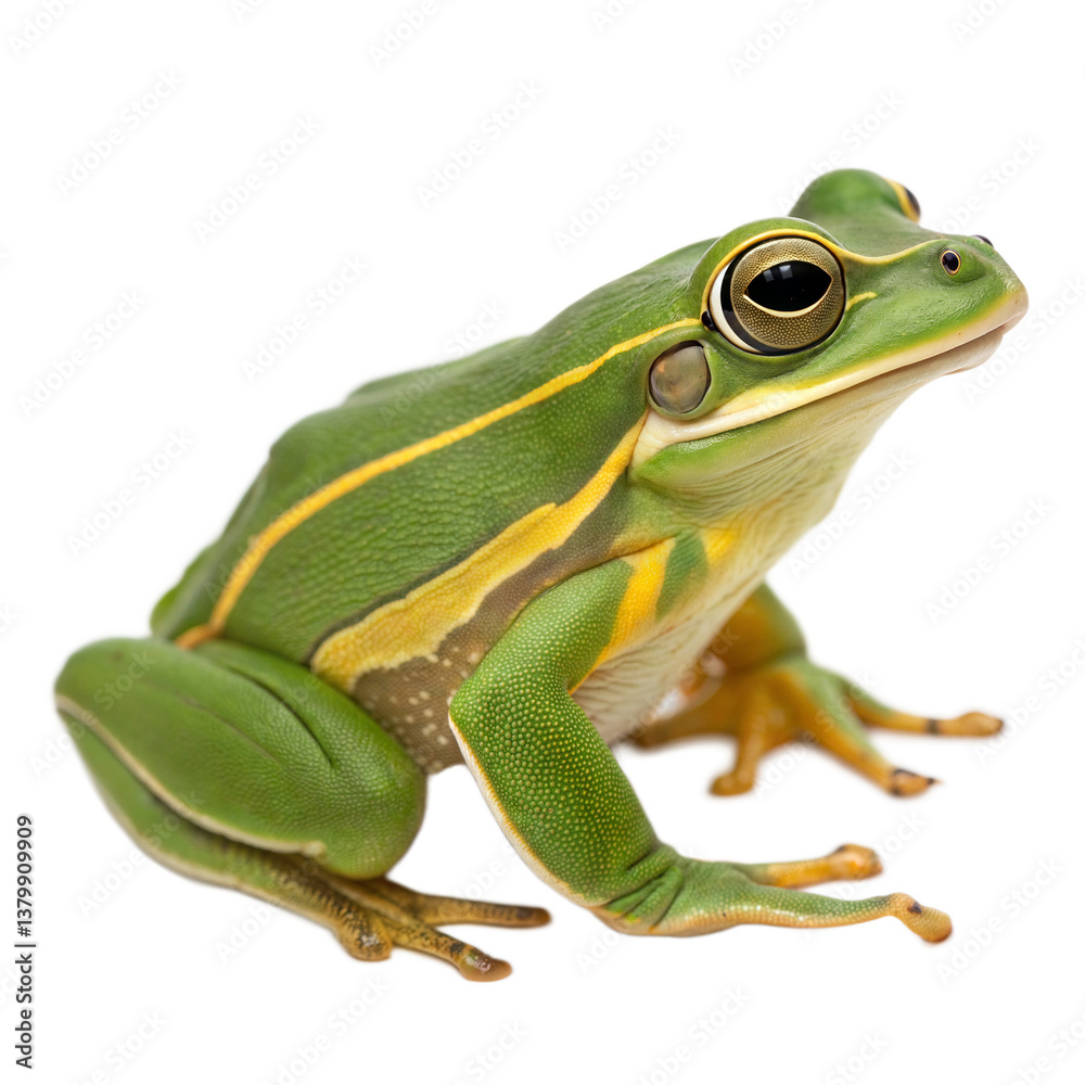 Obraz premium Green Tree Frog AI Generated Image