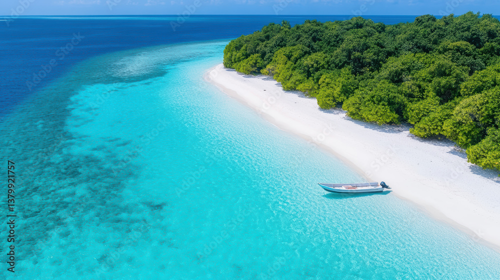 pristine tropical island with white sandy beaches and clear turquoise waters invites relaxation pristine tropical island with white sandy beaches and clear turquoise waters invites relaxation