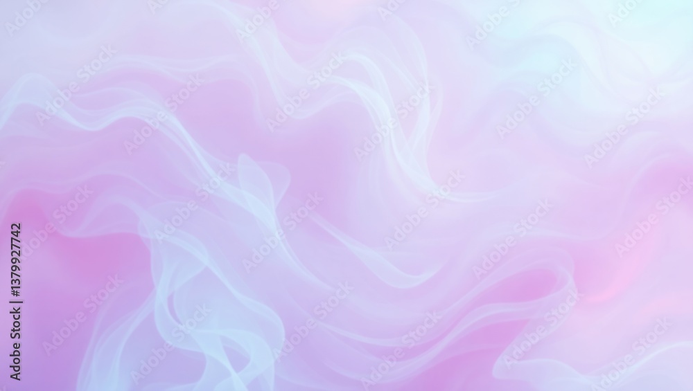 Delicate, pastel-toned flowing fabrics Delicate, pastel-toned flowing fabrics