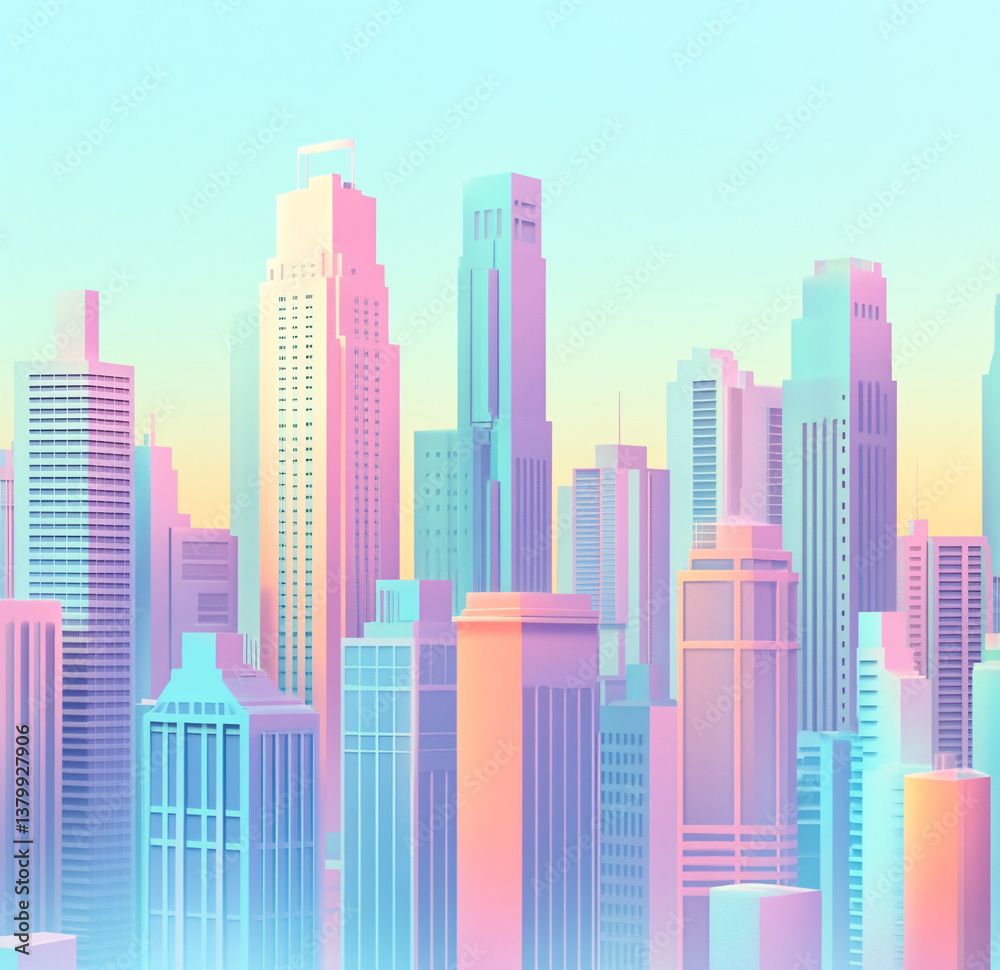 futuristic cityscape with tall skyscrapers and buildings futuristic cityscape with tall skyscrapers and buildings