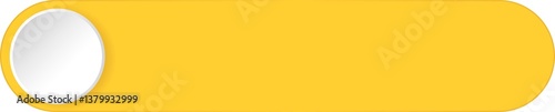 Colorful tab text box or tag banner with round button, PNG file