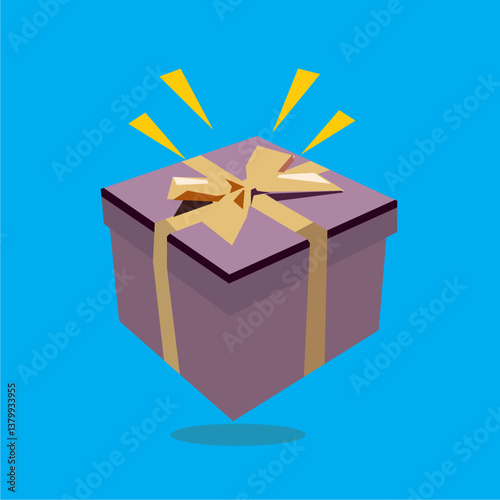 gift box with ribbon
