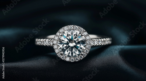 Diamond ring close-up