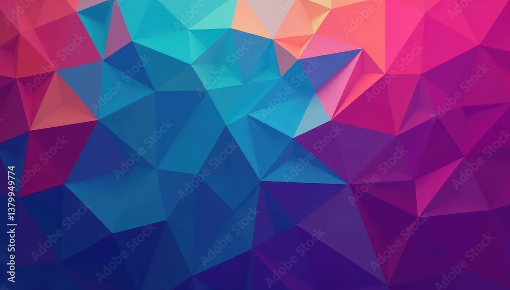 Fototapeta premium Geometric shapes creating a continuous backdrop, contemporary, graphic