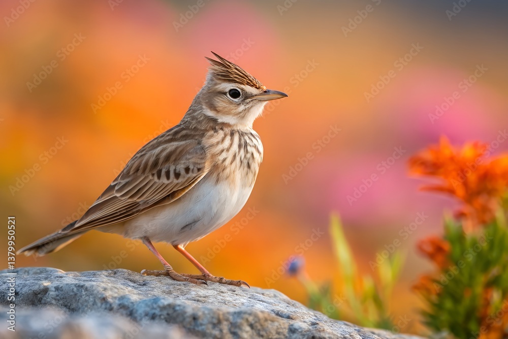 The crested lark is a species of lark distinguished from the other 81 species of lark. The crested lark is a species of lark distinguished from the other 81 species of lark.