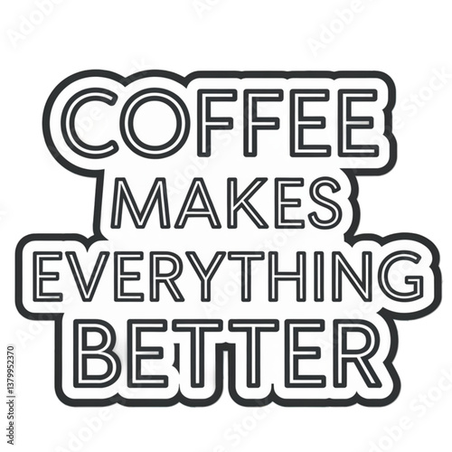 Coffee lettering 