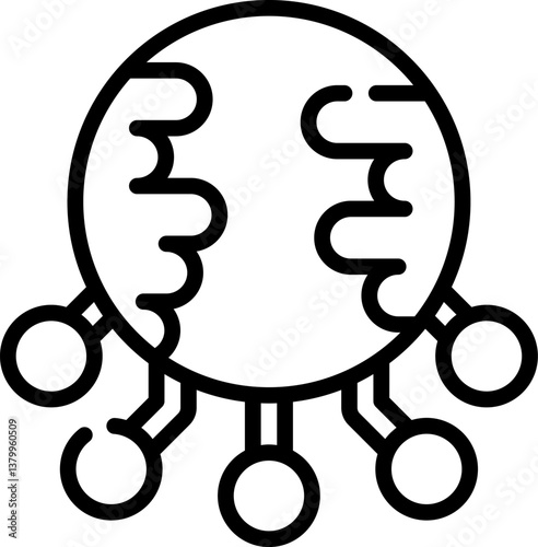 globalization Illustration on a white background.