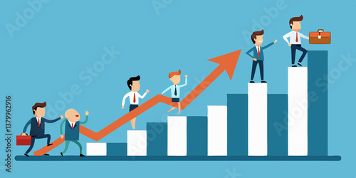 Business Growth Teamwork Concept