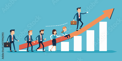 Business Growth Teamwork Concept