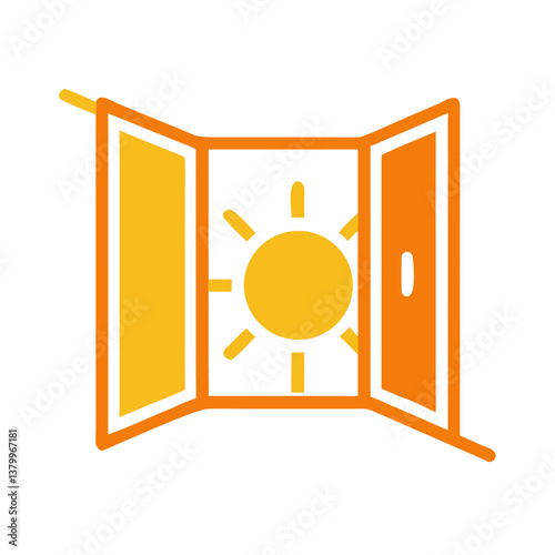 Open Window with Sunlight Representing Fresh Start and Optimism  