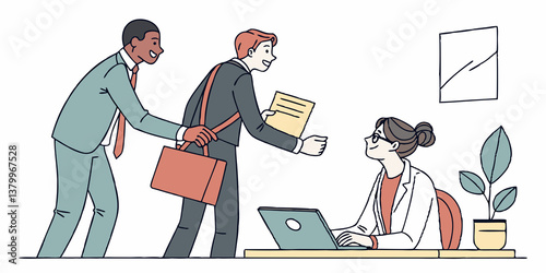 Business Job Interview Scene