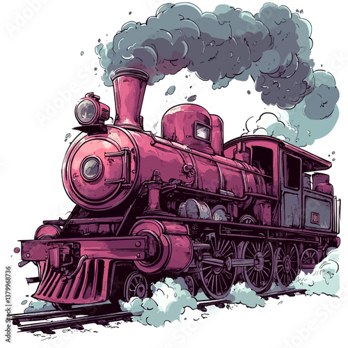old steam locomotive