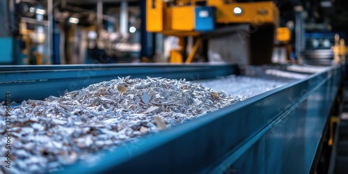 Wallpaper Mural recycling of waste paper in factory. garbage recycle, 
 Torontodigital.ca