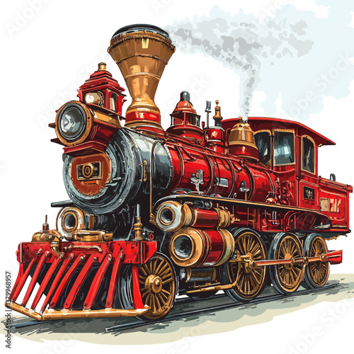 old steam train