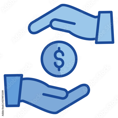 Handover  Icon Element For Design